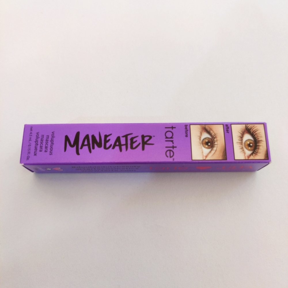 BNIB Tarte Ulta Maneater Voluptuous Mascara Black Travel 0.15 fl oz / 4.5 ml